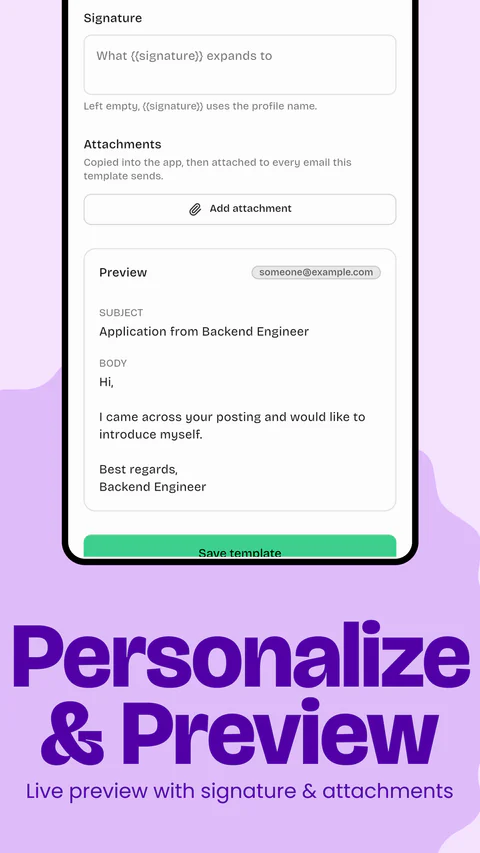 JobAssist product screen