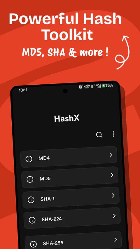 HashX product screen