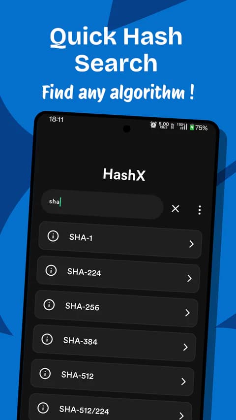 HashX product screen