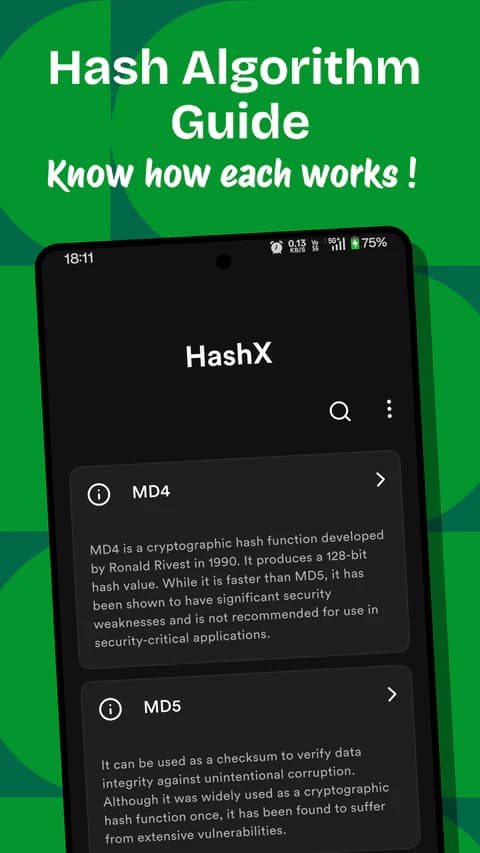 HashX product screen